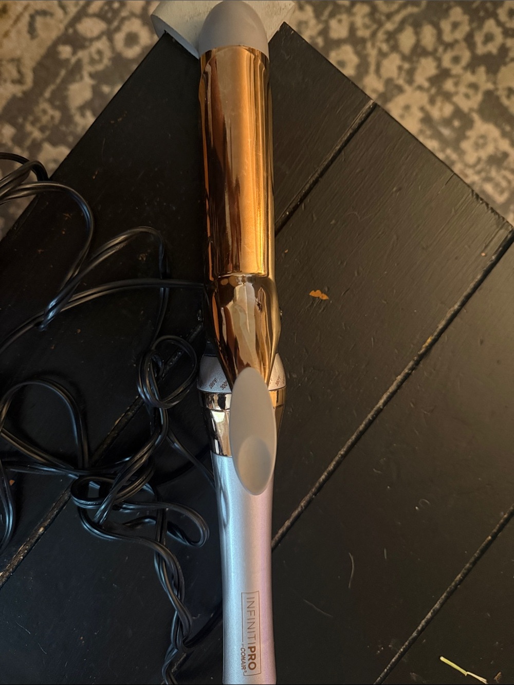 Infiniti Pro Gold Curling Iron - Rose Gold and Silver
